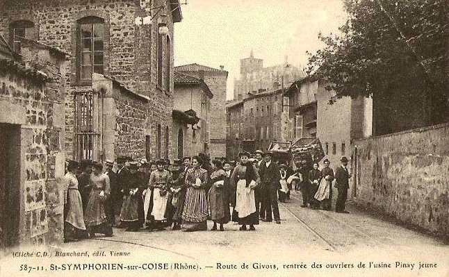 PHOTOUsine Pinay a Saint Symphorien sur Coise avant 1914